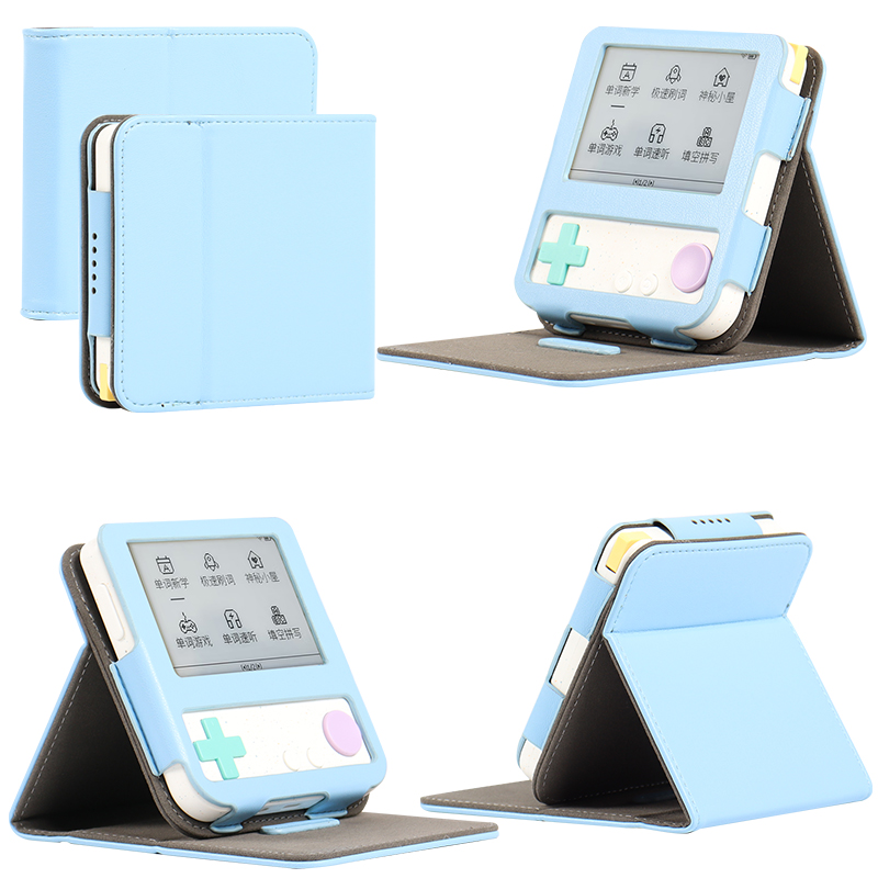 明枫适用于百词斩单词机Max保护套BCZ-Ace-Max便携式学习机翻盖壳听力宝外壳英语单词机随身听支撑皮套