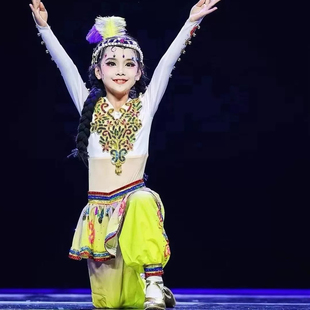 请叫我小娜扎娃舞蹈新疆维族演出服巴郎仔铃鼓巴郎仔跳舞手鼓道具