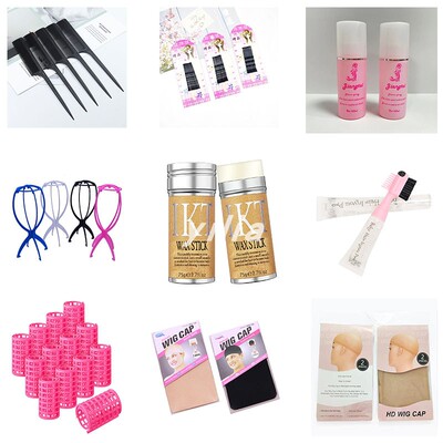 Wig treatment set Tip Comb Treatment Solution Word card Wig