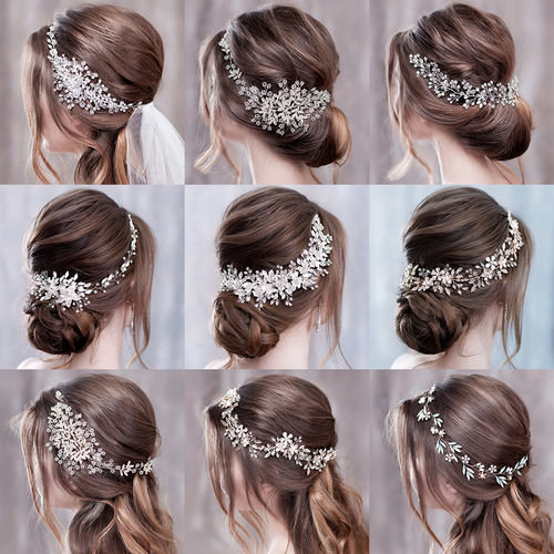Luxurious Wedding Hair Accessories For Women Flower Headband