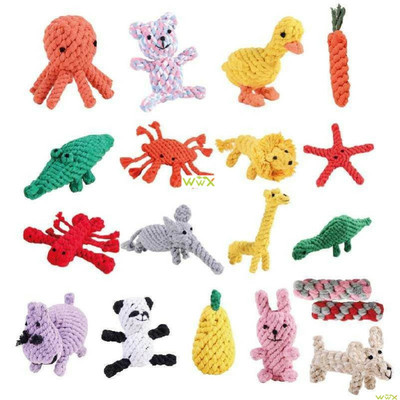 Pets dogs pet supplies Pet Dog Puppy Cotton Chew Knot Toy