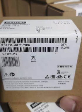 西门子S7-1200PLC SM1221 8DI数字量模块6ES7221-1BF32-0XB0