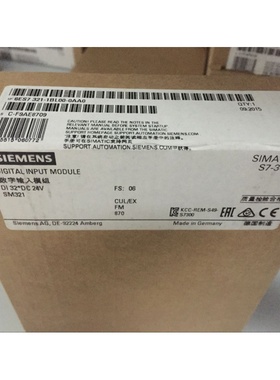 西门子SIMATIC S7-300SM334模拟量模块6ES7334-0CE01-0AA0