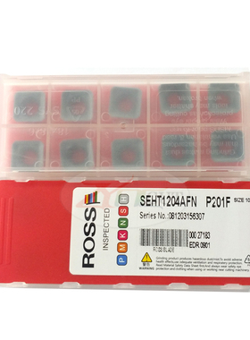 ROSS面铣刀片 SEHT1204AFN P201F  铣钢件刀片 数控铣刀片刀具