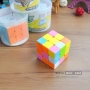 Cyclone Kid Thứ ba Rubiks Cube Nhãn dán miễn phí Màu rắn Trẻ em Câu đố Đồ chơi học tập sớm Cuộc thi sinh viên Chuyên nghiệp Gửi Hướng dẫn - Đồ chơi IQ đồ chơi rubic