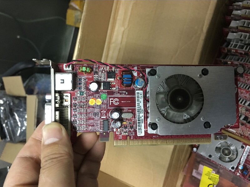 2400XT59针小机箱电脑半高刀卡台式机二手显卡 拆机 清仓网吧包邮