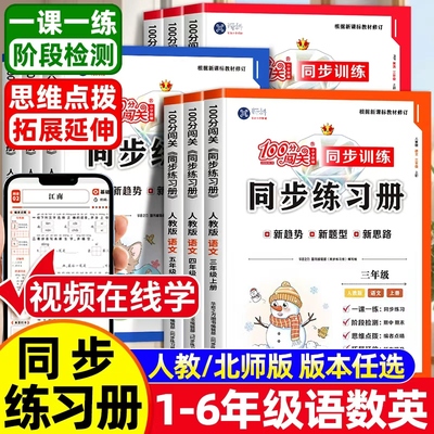 小学生100分闯关同步训练练习册