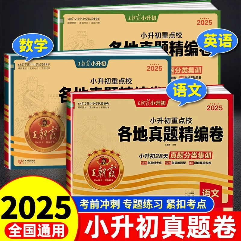 25小升初各地真题精编卷