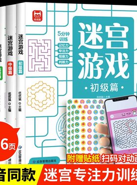 迷宫游戏思维逻辑训练书