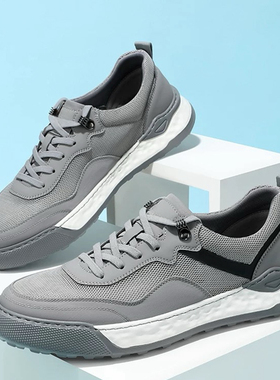 男鞋男士网面板鞋2024夏季透气休闲鞋男潮流百搭网布鞋A43B1730