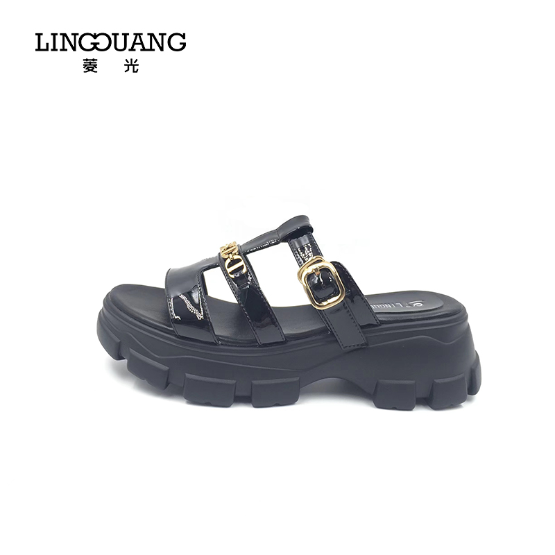 菱光女凉2022夏季新款厚底