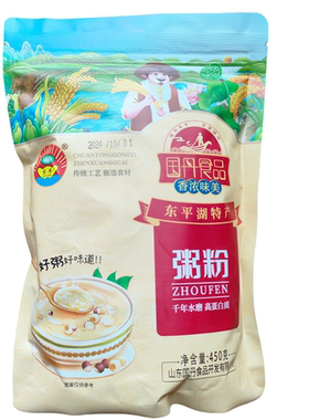 东平粥450g袋装早餐速食代餐
