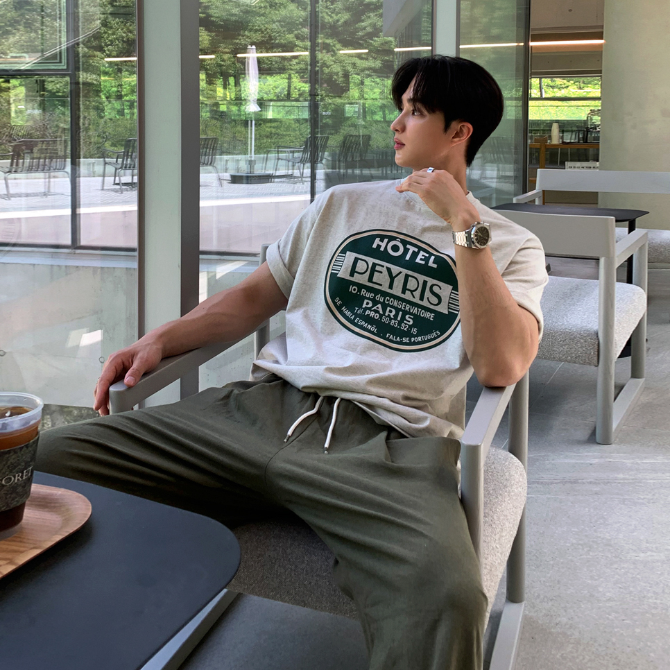 MRCYC韩系通勤风字母印花短袖T恤