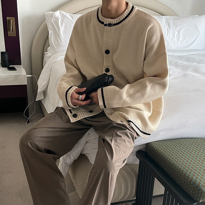 MRCYC针织开衫外套男上衣春秋季韩系宽松潮流休闲慵懒风毛衣男装,男装,针织衫/毛衣,淘宝优惠券,粉丝福利购,淘宝优惠卷