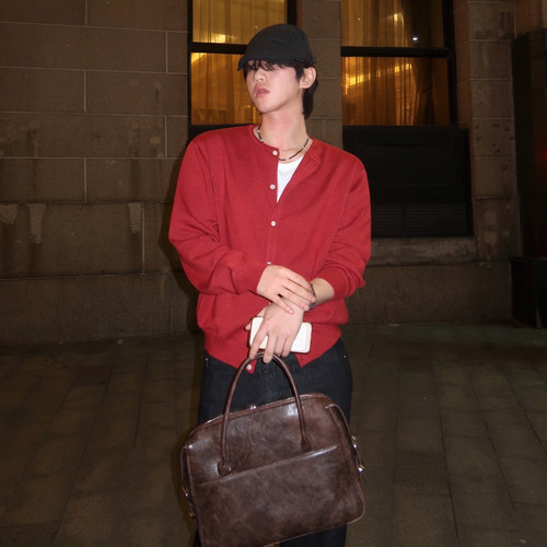 MRCYC韩系通勤慵懒风针织开衫