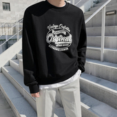 MRCYC秋季 圆领卫衣男士 宽松上衣韩系潮流百搭学生港风ins春秋外套