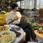 MRCYC日系复古古巴领T恤男士 上衣 韩系潮流五分袖 夏季 宽松翻领短袖