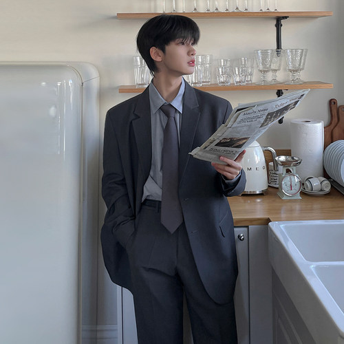 MRCYC韩版宽松休闲西服