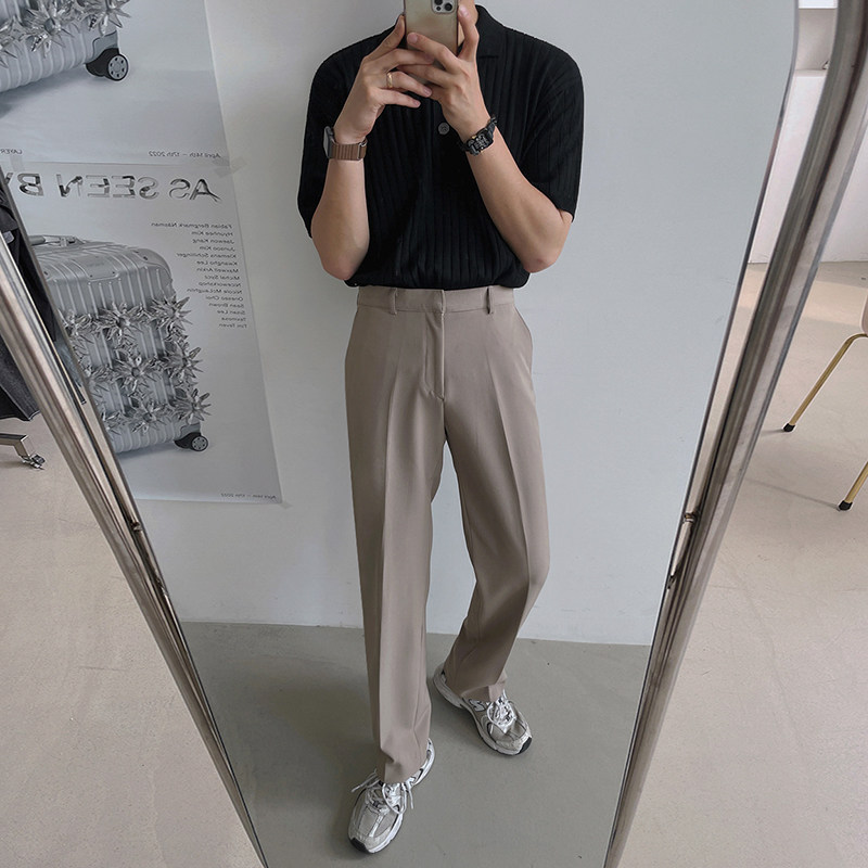 MRCYC夏季休闲纯色短袖针织衫T恤