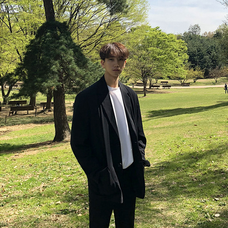 MRCYC休闲宽松西服韩版潮流