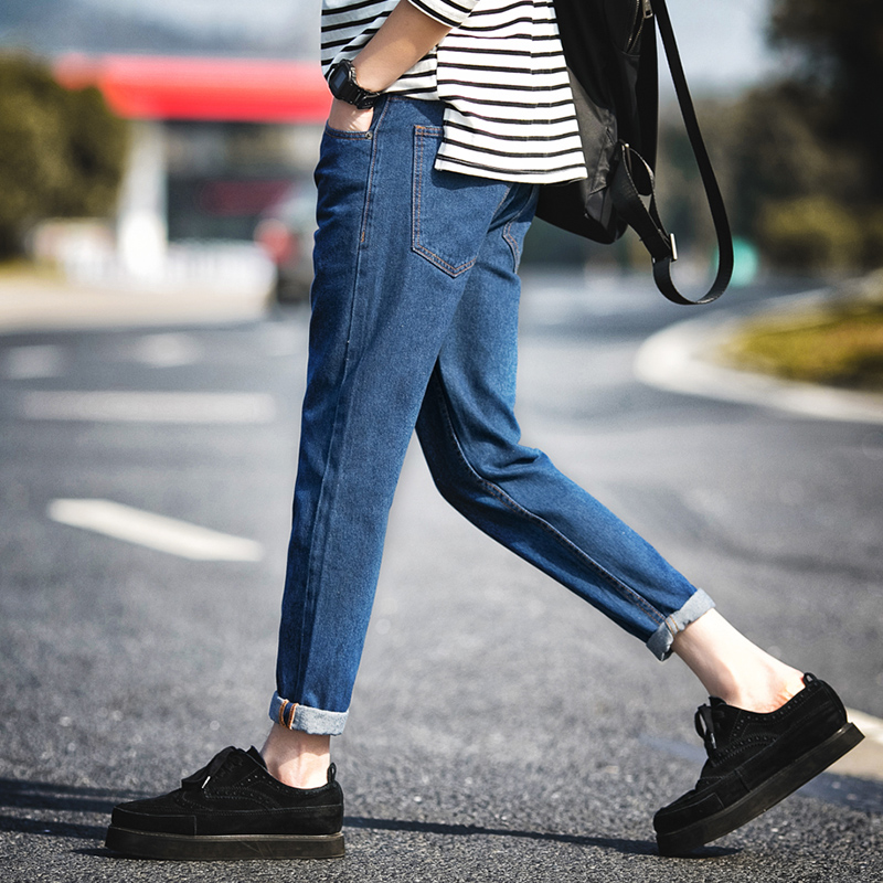 Jeans pour adolescent Sarouel en CVC pour printemps - Ref 1485664 Image 5