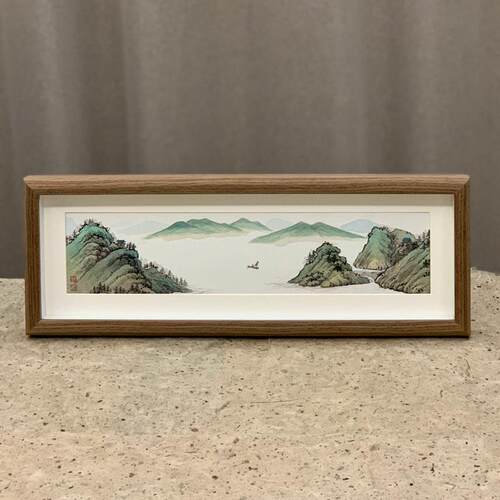 手绘山水画装饰画国画