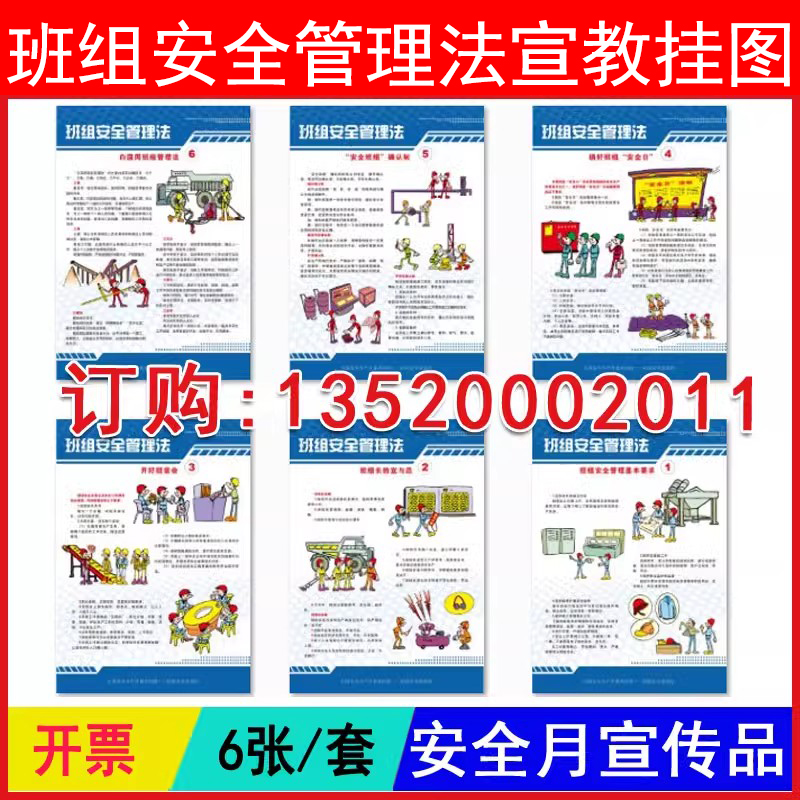 班组安全管理法宣教挂图