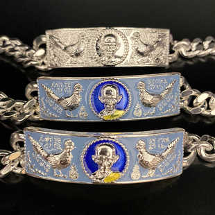 【男款加宽版】泰国龙婆瑞手链2567新款十亿瑞喷珐琅自身手镯男女