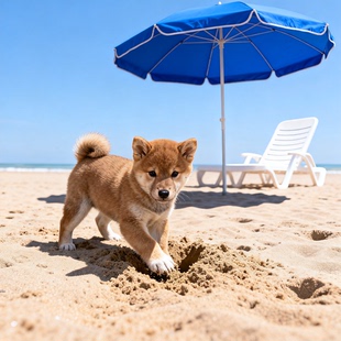 柴犬幼犬超萌长不大日本短毛便宜宠物狗活泼豆柴帅气中型犬狗黄色