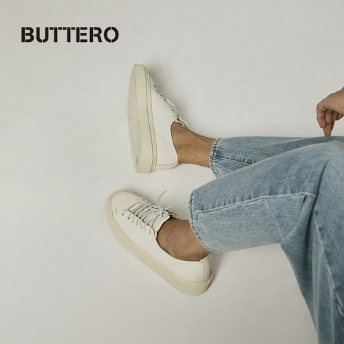 BUTTERO重磅植糅牛皮休闲鞋