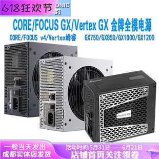 海韵FOCUS GX 750w/850w/1000w v4金牌全模组电源ATX3.1/pcie5.1