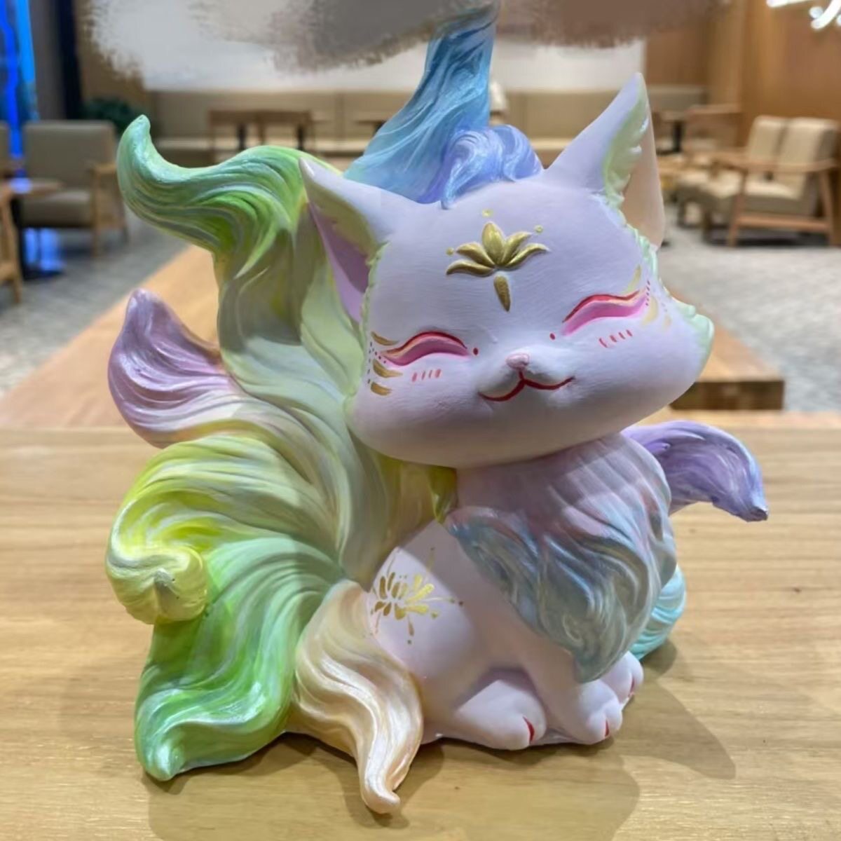 九尾狐涂色石膏娃娃白坯手工diy涂鸦彩绘立体摆件石膏娃娃大号,玩具/童车/益智/积木/模型,白模填色/模具彩绘/石膏娃娃,淘宝优惠券,粉丝福利购,淘宝优惠卷