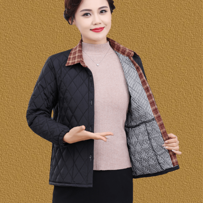 中老年女装轻薄小棉衣