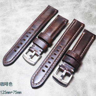 GT4GT5GT2咖啡色酒红20mm21mm24mm22mm疯马皮表带牛皮真皮表带