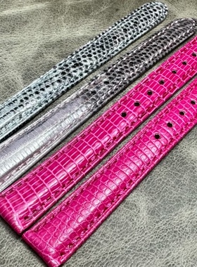 包邮女款式14MM蜥蜴皮表带牛皮底面西欧风格LTP-1208E小红手表