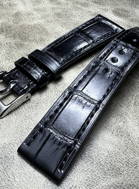 复古劳切利尼软鳄鱼皮表带20*16mm19*16mm18*14mm竹节纹真皮表带