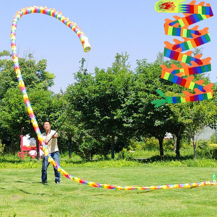 高杆舞龙飞天长龙空竹龙