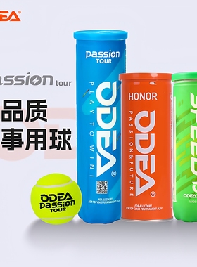 Odear/欧帝尔网球高级比赛训练用球耐打舒适弹性足PASSION/HONER