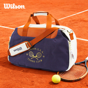 威尔胜（Wilson）26新款复古系列单肩手提大容量运动网球拍包