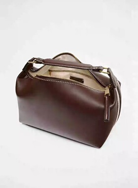 ZA女包2025春夏新品时尚百搭侧面条纹带饰超火休闲单肩手提斜挎包