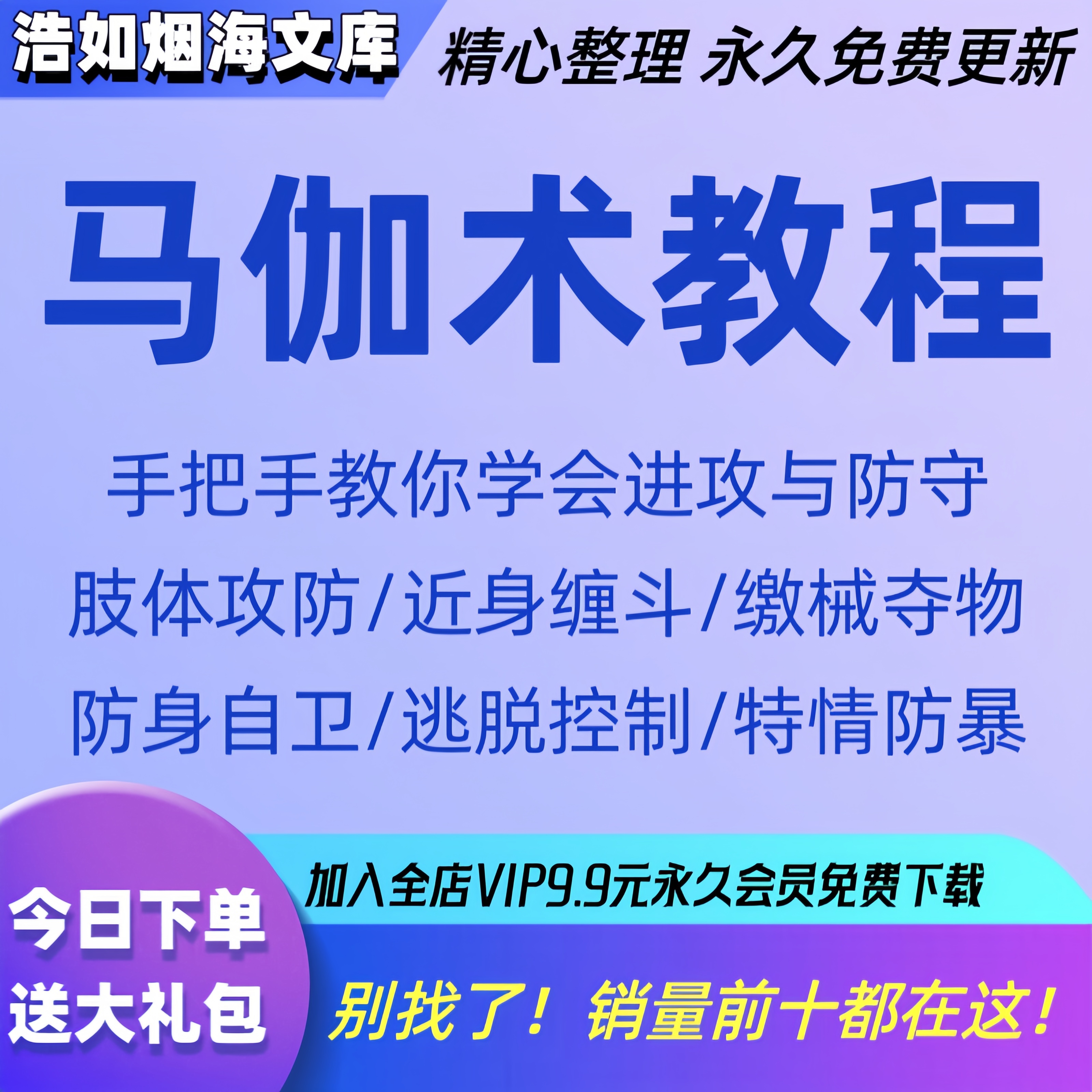 以色列马伽术教程徒手格斗武术防身术搏击防御自卫教学视频课程