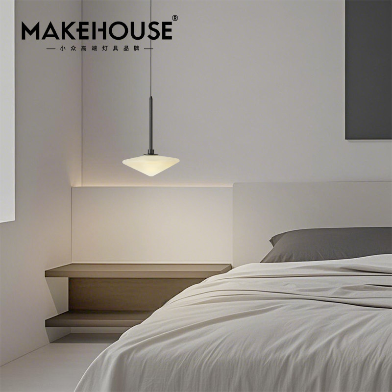 意式极简卧室床头小吊灯现代简约长吊线灯背景墙吊灯垂线玻璃灯,家装灯饰光源,床头/玄关/吧台/过道吊灯,淘宝优惠券,粉丝福利购,淘宝优惠卷
