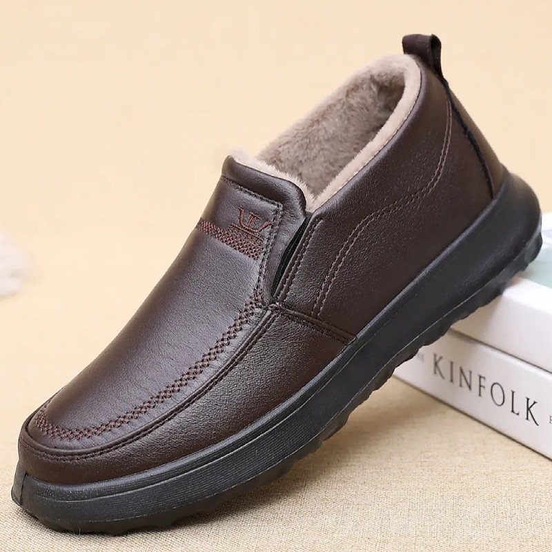 男士棉鞋冬季加绒二棉鞋保暖防滑中老年爸爸鞋防水棉靴老北京布鞋,流行男鞋,棉鞋,淘宝优惠券,粉丝福利购,淘宝优惠卷