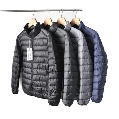 德国外贸原单 新款超轻便羽绒棉棉服男装 大码男士棉衣外套
