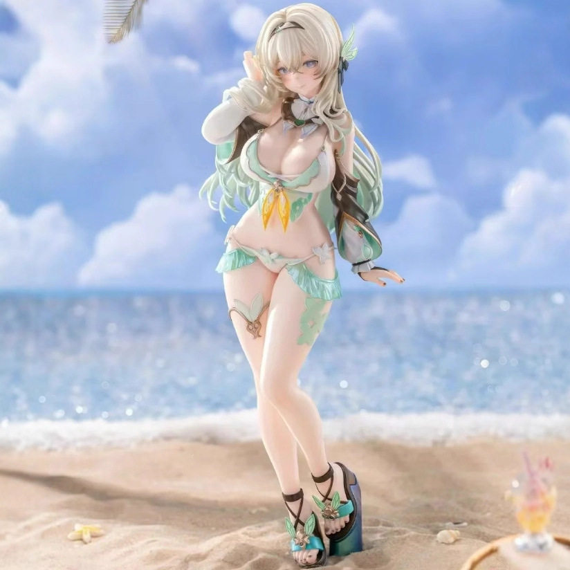 美少女 泳装 流萤【S+精美面雕】二次元美少女 模型手办 盒子礼物