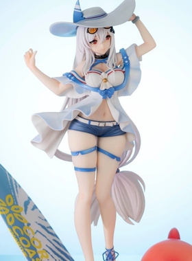 现货 明日方舟 斯卡蒂海滨夏日 游戏周边美少女模型 手办摆件礼物