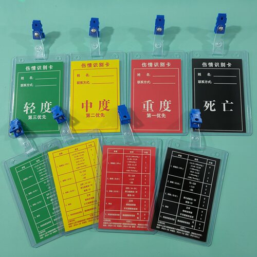 中国卫生应急伤情识别卡病卡