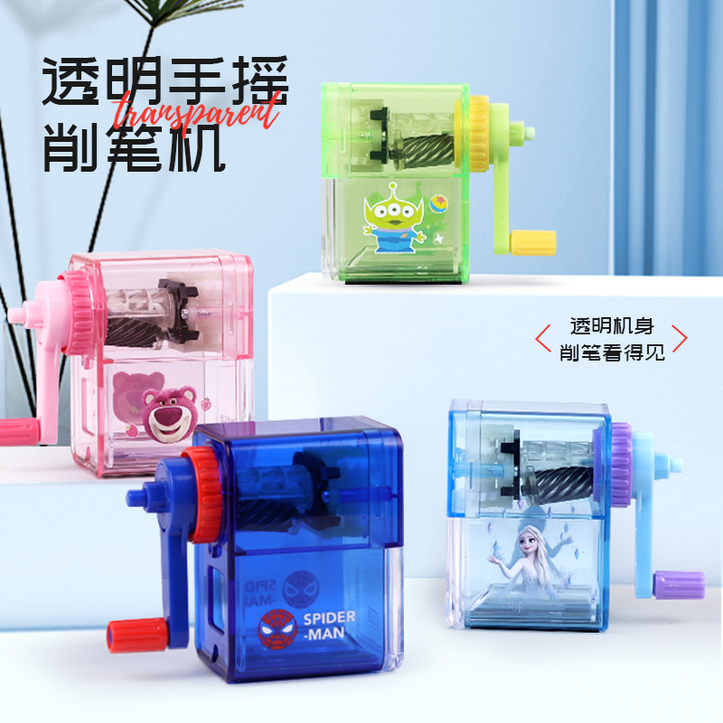 迪士尼卡通儿童削笔机自动进铅
