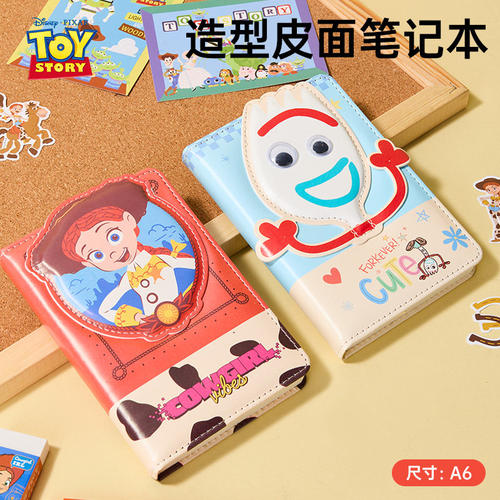 迪士尼玩具总动员A6皮面记事本