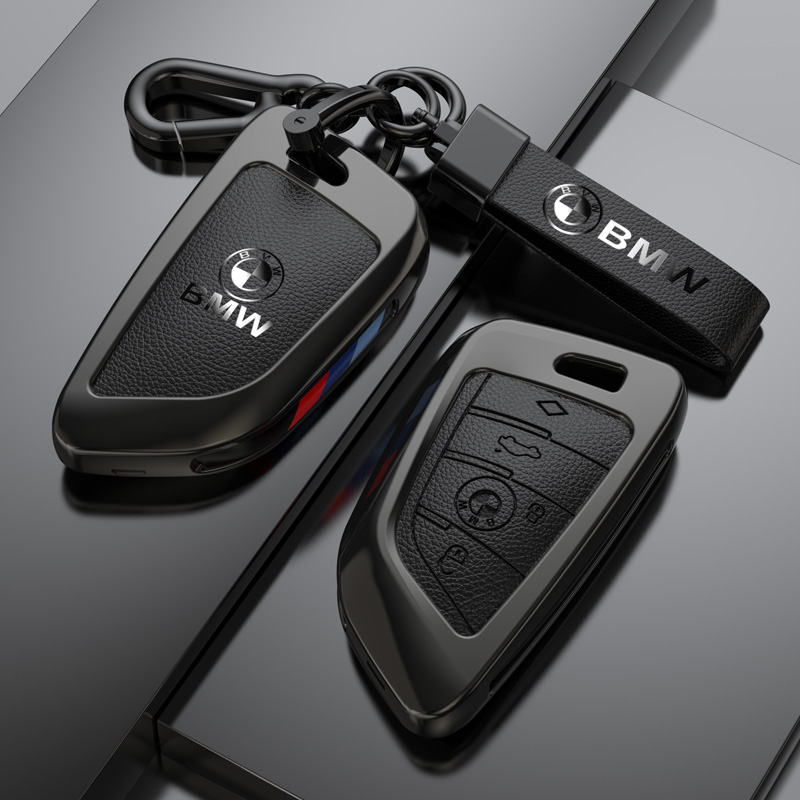 适用宝马5系钥匙套525li 3系7系X5X3X1x6高档2系325包ix1 ix3壳扣